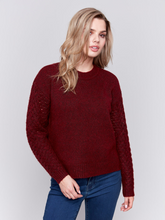 Fishnet Sleeve Sweater