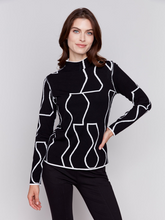 Reversible Jacquard Fitted Sweater