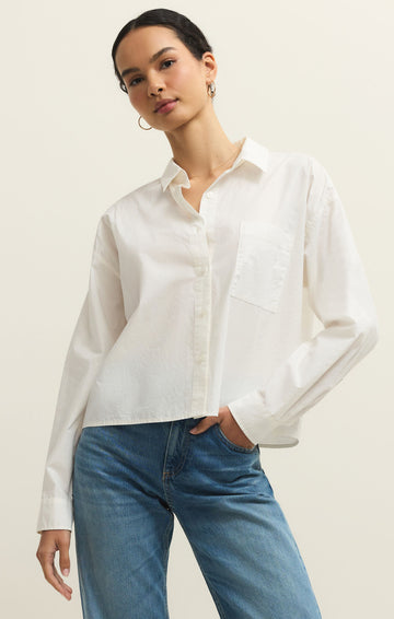 Z Supply White Lisette Top