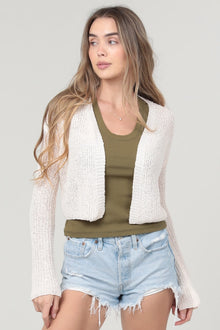 Light Weight Flare Sleeve Cardigan