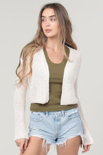 Light Weight Flare Sleeve Cardigan