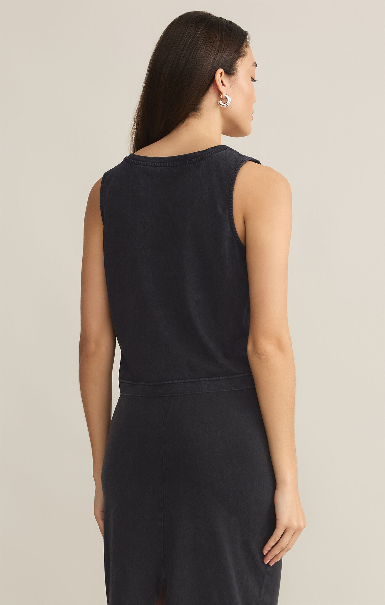 Z Supply Black Sloane V-Neck Top