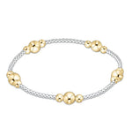 Enewton Purpose Gold 6mm Bead Bracelet - Mixed Metal