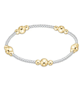 Enewton Purpose Gold 6mm Bead Bracelet - Mixed Metal