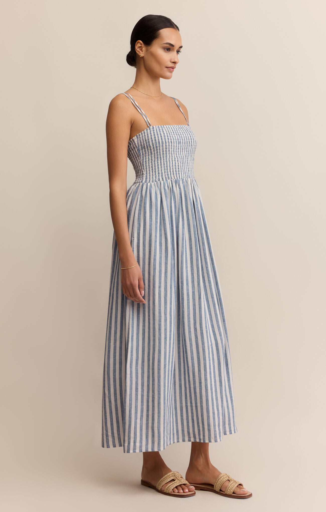 Z Supply Nadine Striped Midi Dress