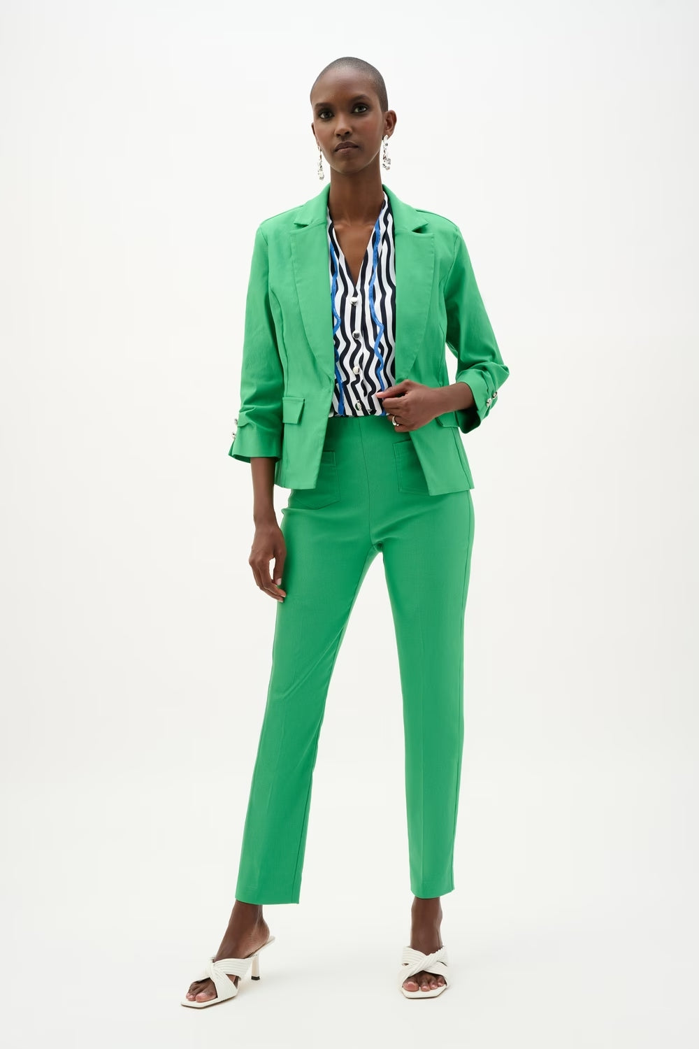 Joseph Ribkoff Palm Green Millennium Blazer