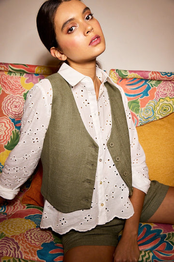 Molly Bracken Khaki Vest