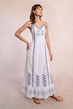 Molly Bracken Maxi Embroidered Dress
