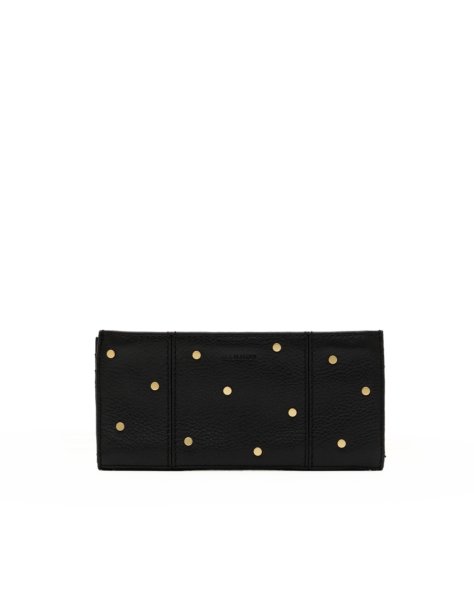 Hammitt 110 North Starlight Black Studded Leather Wallet