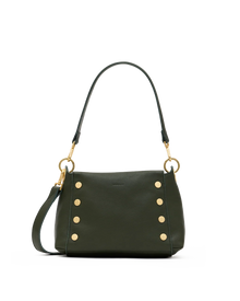 Hammitt Bryant Medium Forest Green Leather Crossbody Bag