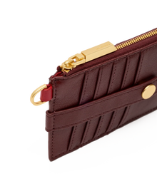 Hammitt 210 East Oxblood Pebbled Leather Wallet