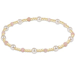 Enewton Pearl Sincerity 4mm Gem Bracelet - Pink Opal