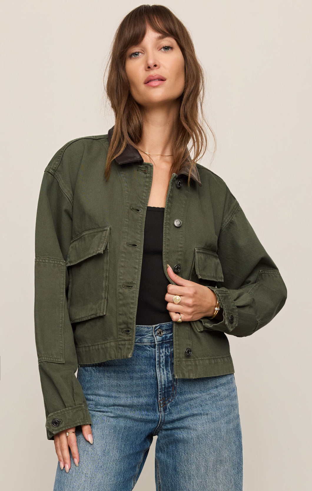 Z Supply Rey Cropped Chore Jacket
