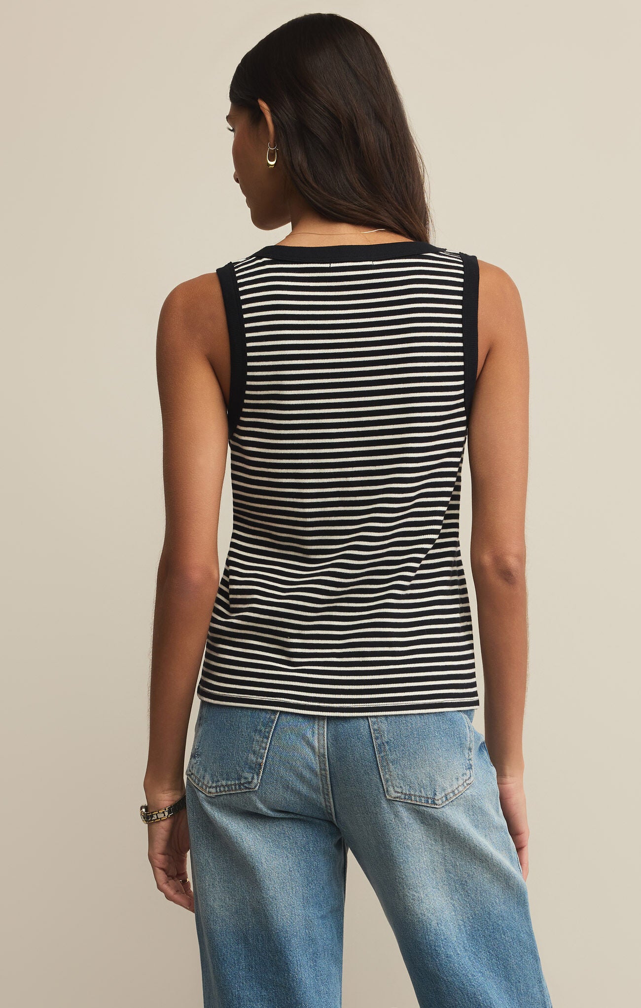 Z Supply Elin Stripe Rib Tank