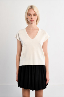 Molly Bracken White Palm Top