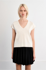 Molly Bracken White Palm Top