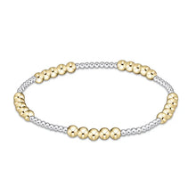 Enewton Classic Blissful Pattern 2mm Bead Bracelet - 4mm Mixed Metal