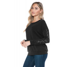 Black Contrast Top