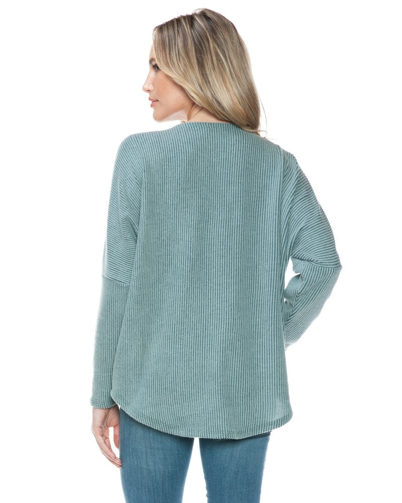 Ariella The Daily Zip Knit Top