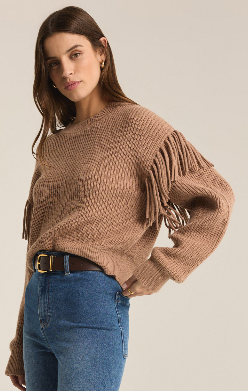 On The Fringe Sweater