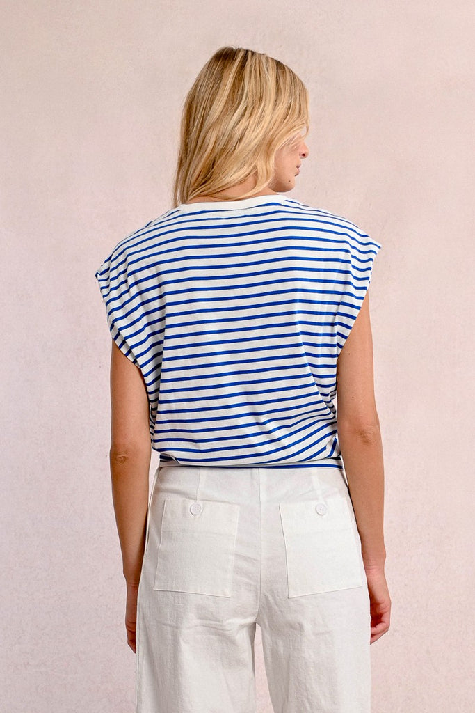 Molly Bracken Blue Stripe Tee – Bella Jules Fashion Boutique