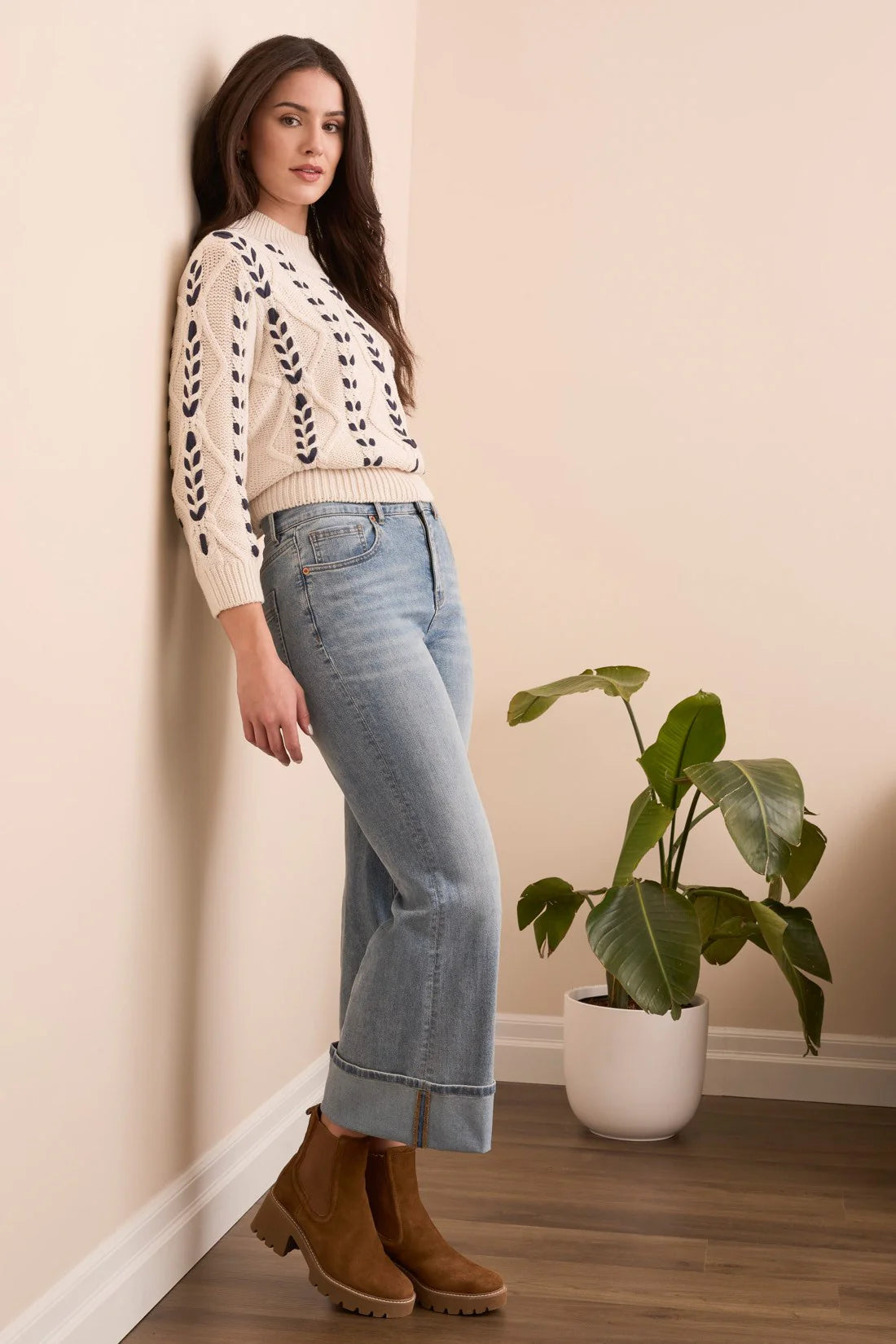 Brooke Washed Blue Jeans