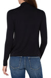 Long Sleeve Mock Neck Knit Top