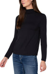 Long Sleeve Mock Neck Knit Top