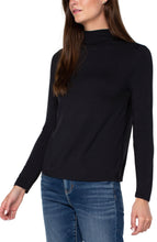 Long Sleeve Mock Neck Knit Top