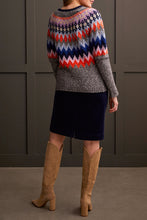 Intarsia Grey Mix Sweater