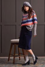 Intarsia Grey Mix Sweater