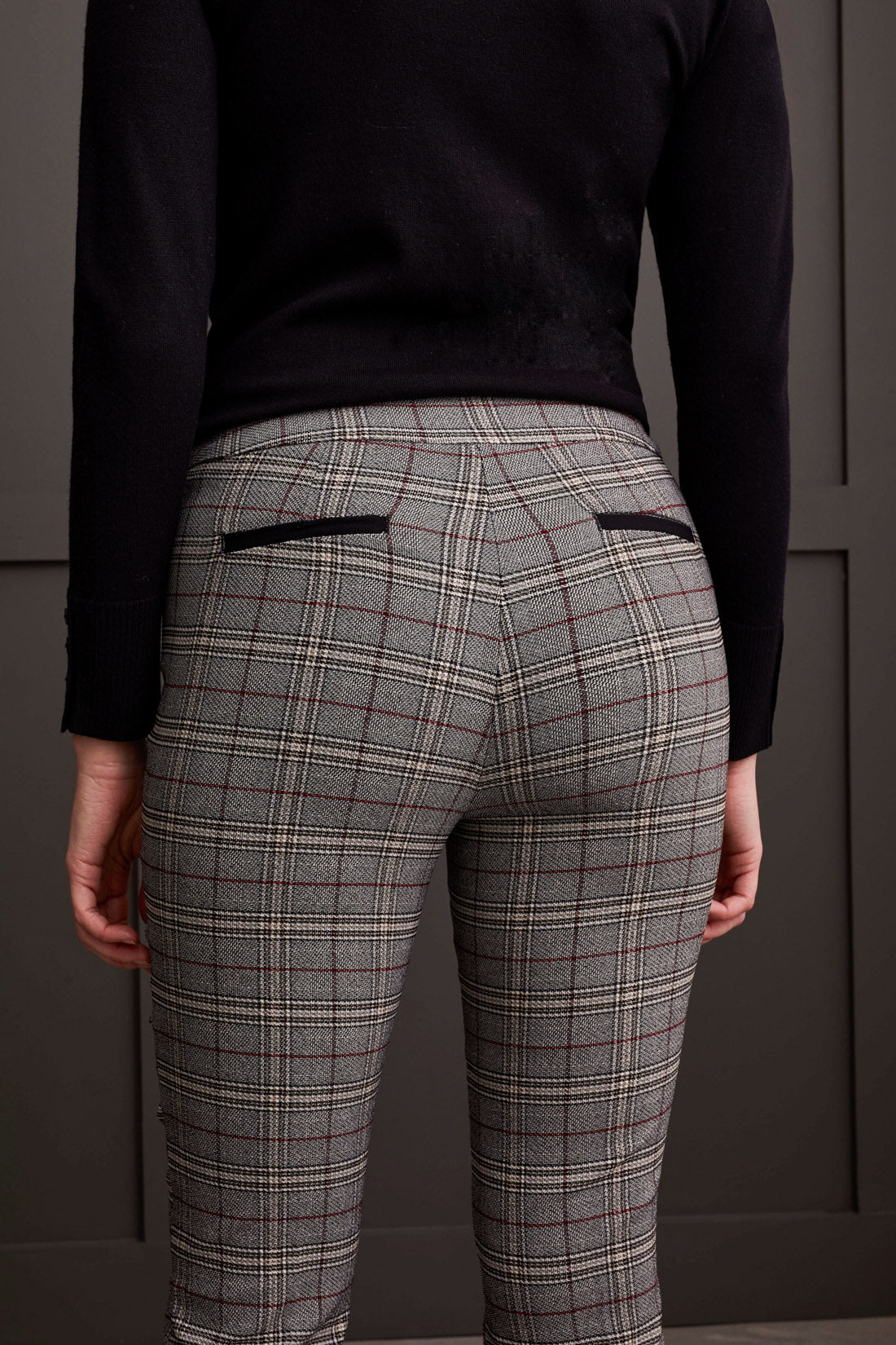 Pull On Plaid Pant