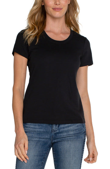 Liverpool Scoop Neck Short Sleeve Tee