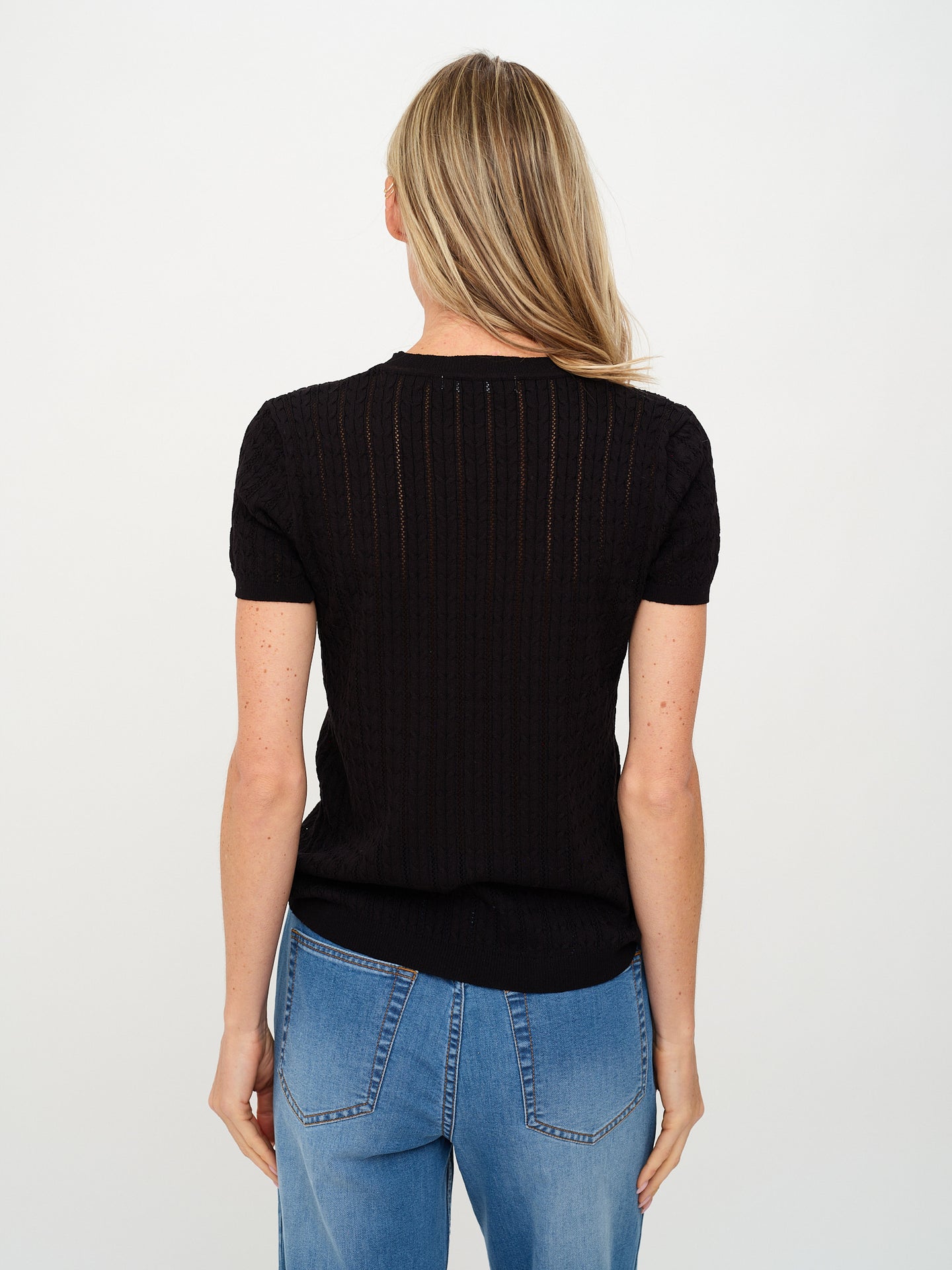 Natasha Cable Knit Top