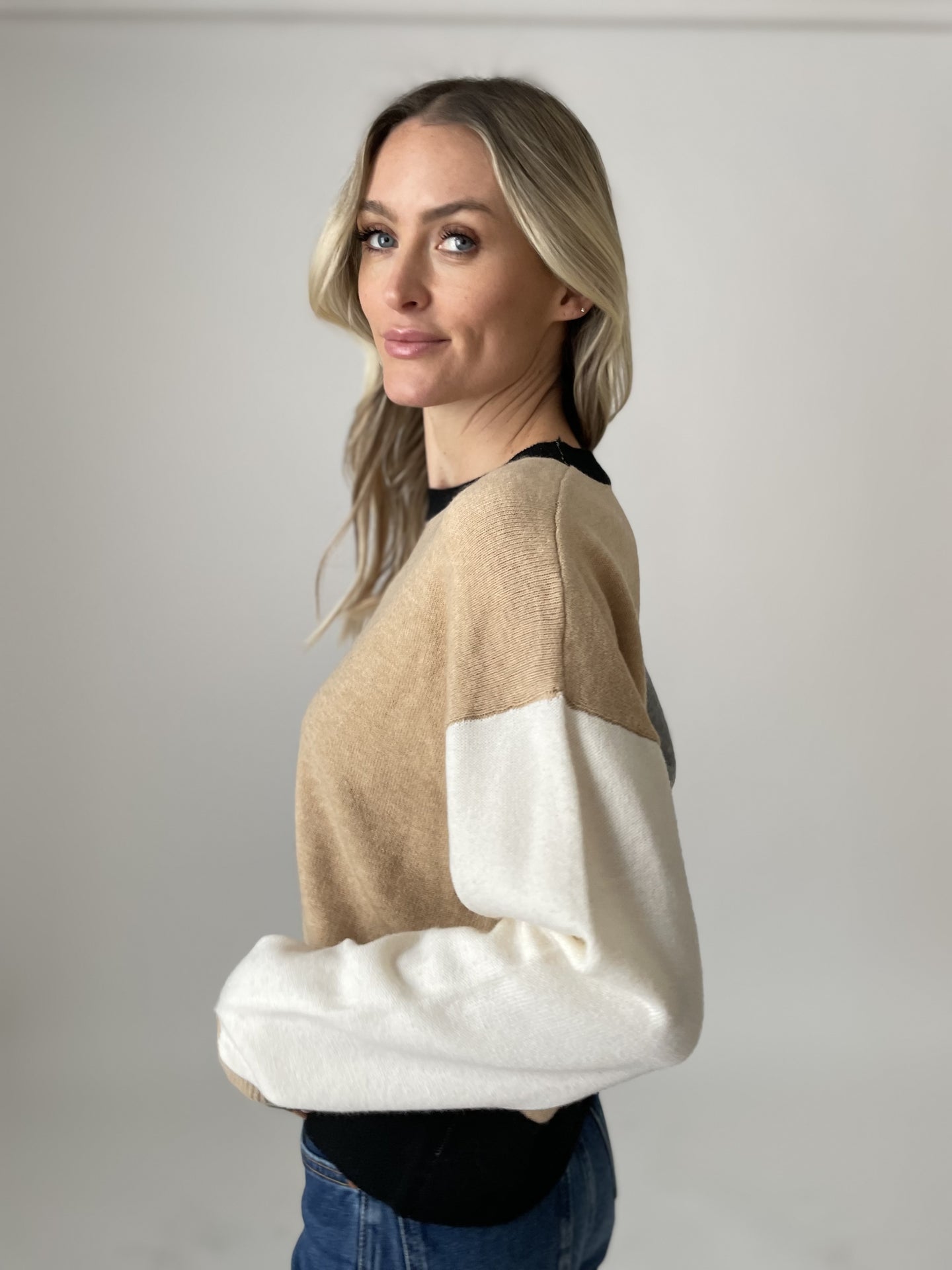 Preston Color Block Sweater