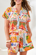Tribal Guava Blush Shorts