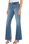 Hannah Flare Jeans with Flap Front Pockets