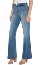 Hannah Flare Jeans with Flap Front Pockets