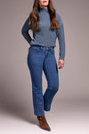 Audrey Flare Jeans with 3D Flower