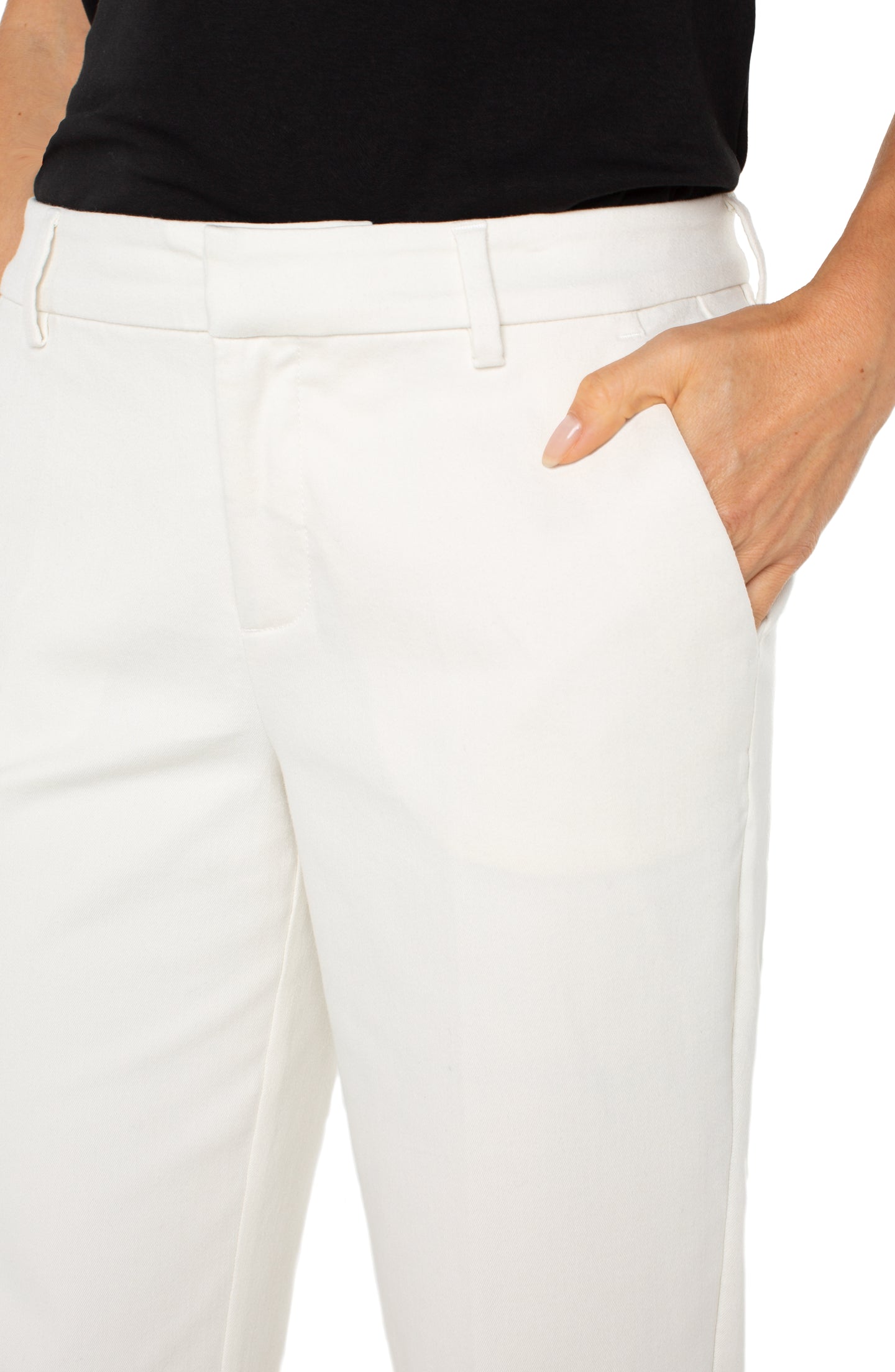 Liverpool Kelsey Cream Trouser