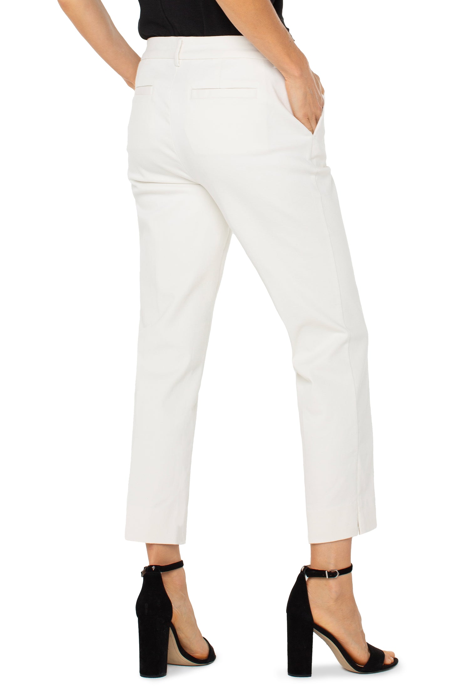 Liverpool Kelsey Cream Trouser