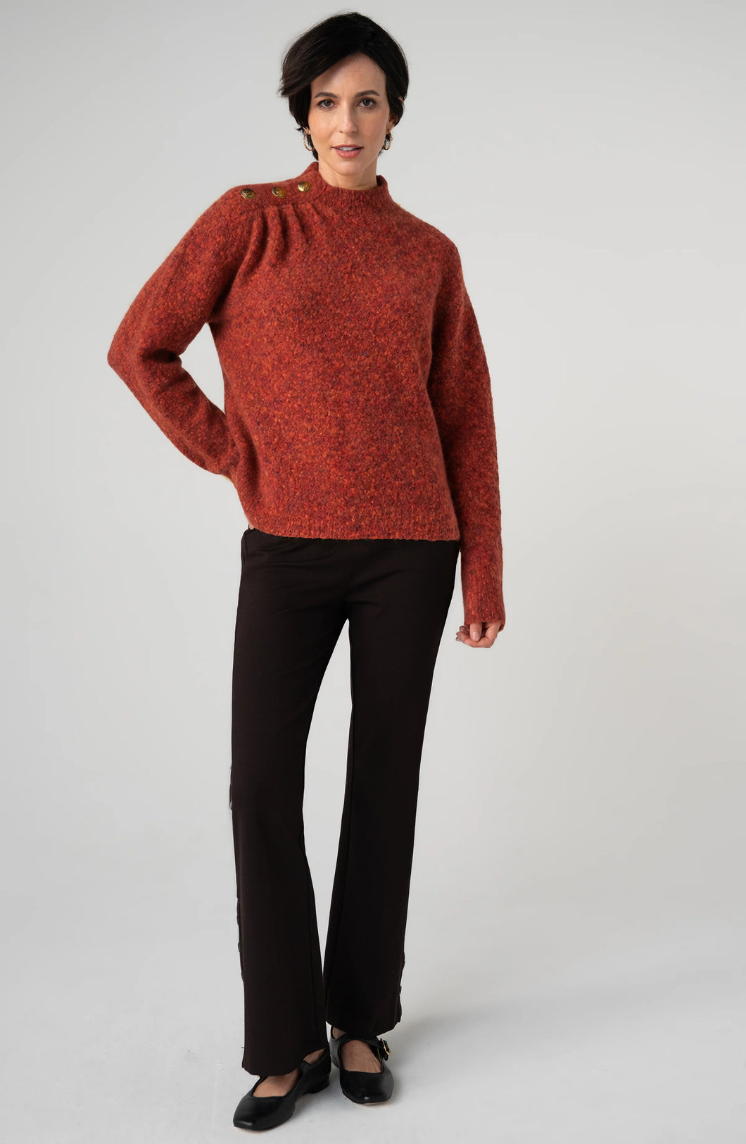 Liverpool Mock Neck Sweater
