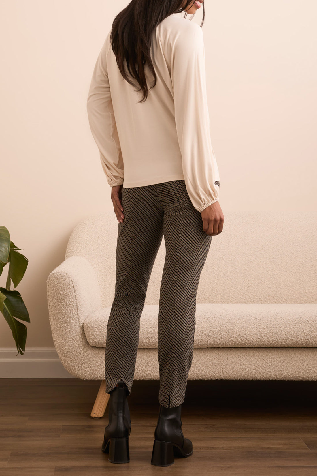 Tribal Cream Moonstone Top