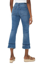 seamed tremont hannah crop flare jeans