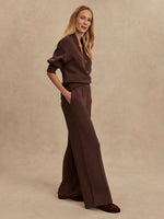 Varley Wide Leg Pant 30 - Coffee Bean Marl