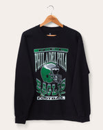 Eagles Helmet Fleece Lined Sweatshirt