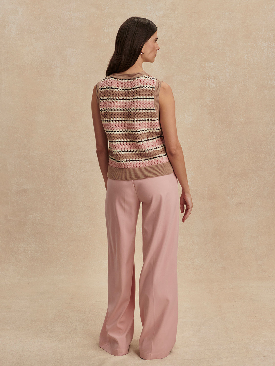 Varley Deeley Stripe Stitch Tank
