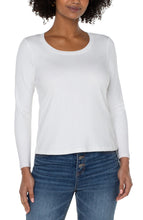 Liverpool Long Sleeve Scoop Knit Top