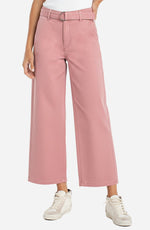 Liverpool Stride Wide Leg With Self Belt