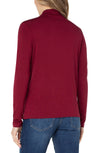 Long Sleeve Mock Neck Knit Top